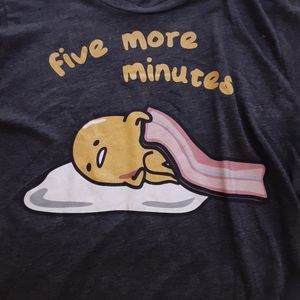 Gudetama Egg Yolk Funny Gray Jersey Short Tee